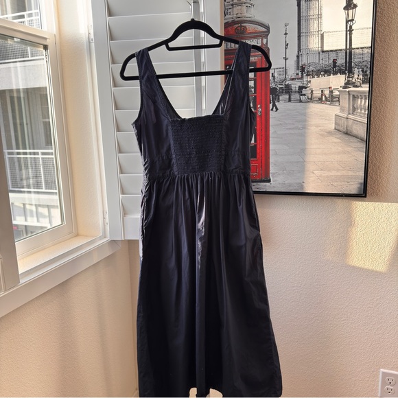 J. Crew. Size 6.  Midnight Blue Maxi with Button Detail - Picture 7 of 13